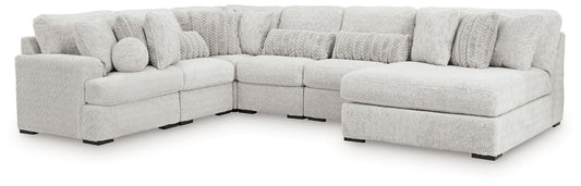 Cuddle Plush 6-Piece Sectional with Chaise