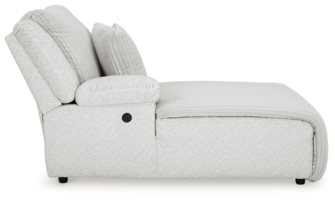 Top Tier - Laf Press Back Power Chaise - Alloy