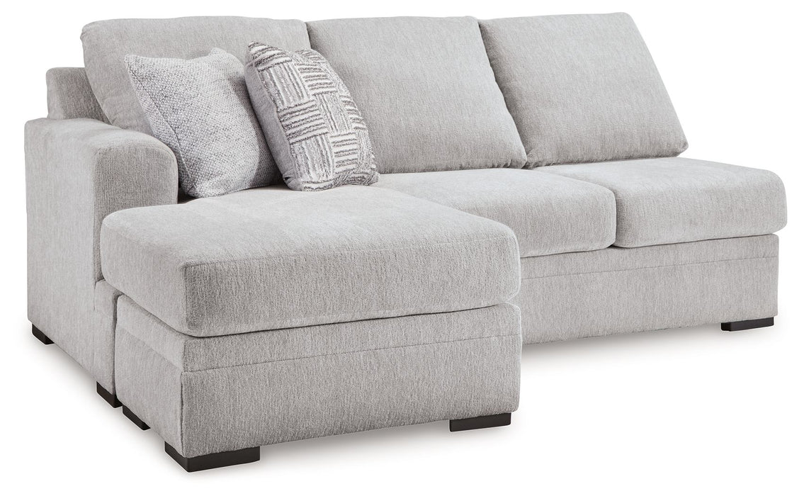 Gabyleigh - Laf Sofa Chaise - Nickel