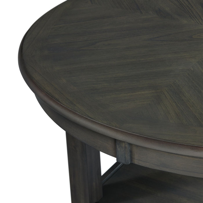 Amherst - Counter Table With Wood Leg - Gray Finish