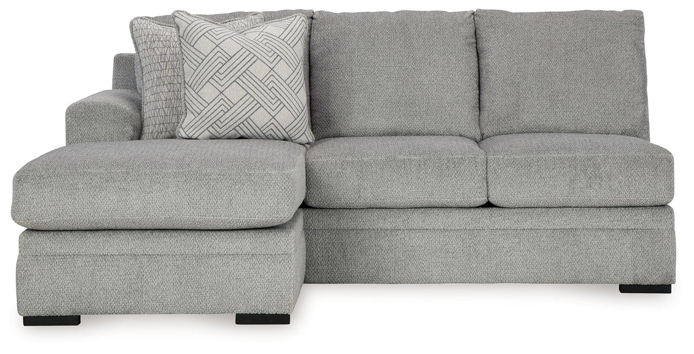 Casselbury - Laf Sofa Chaise - Cement