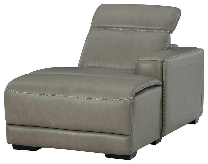 Correze - RAF PWR Reclining Back Chaise - Gray