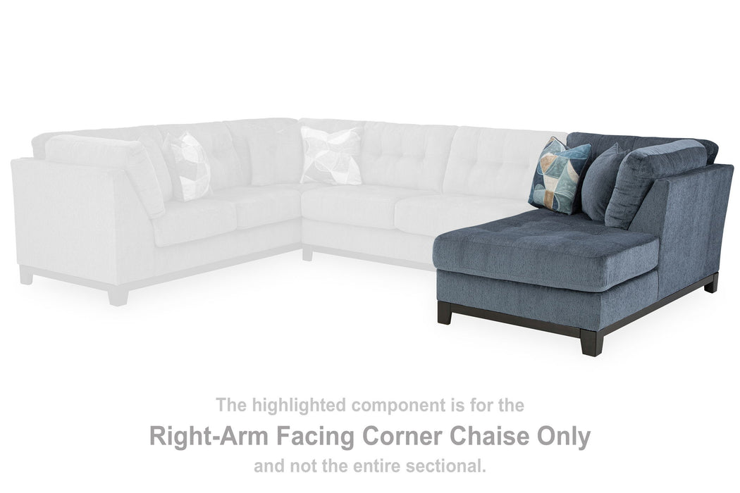 Maxon Place - Raf Corner Chaise - Navy
