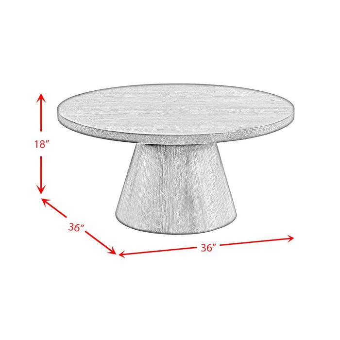 Portland - Round Coffee Table - Black