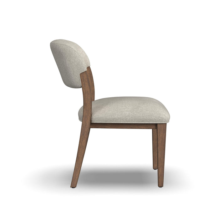 Lyra - Upholstered Barrel Chairs (Set of 2) - Pearl Silver