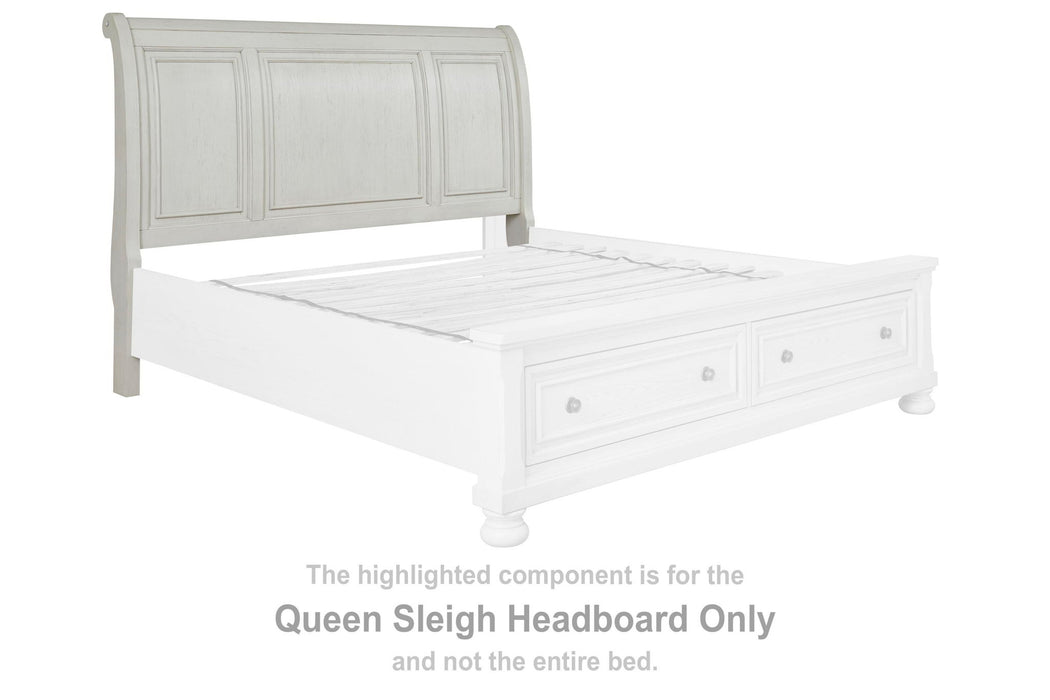 Robbinsdale - Queen Sleigh Headboard - Antique White