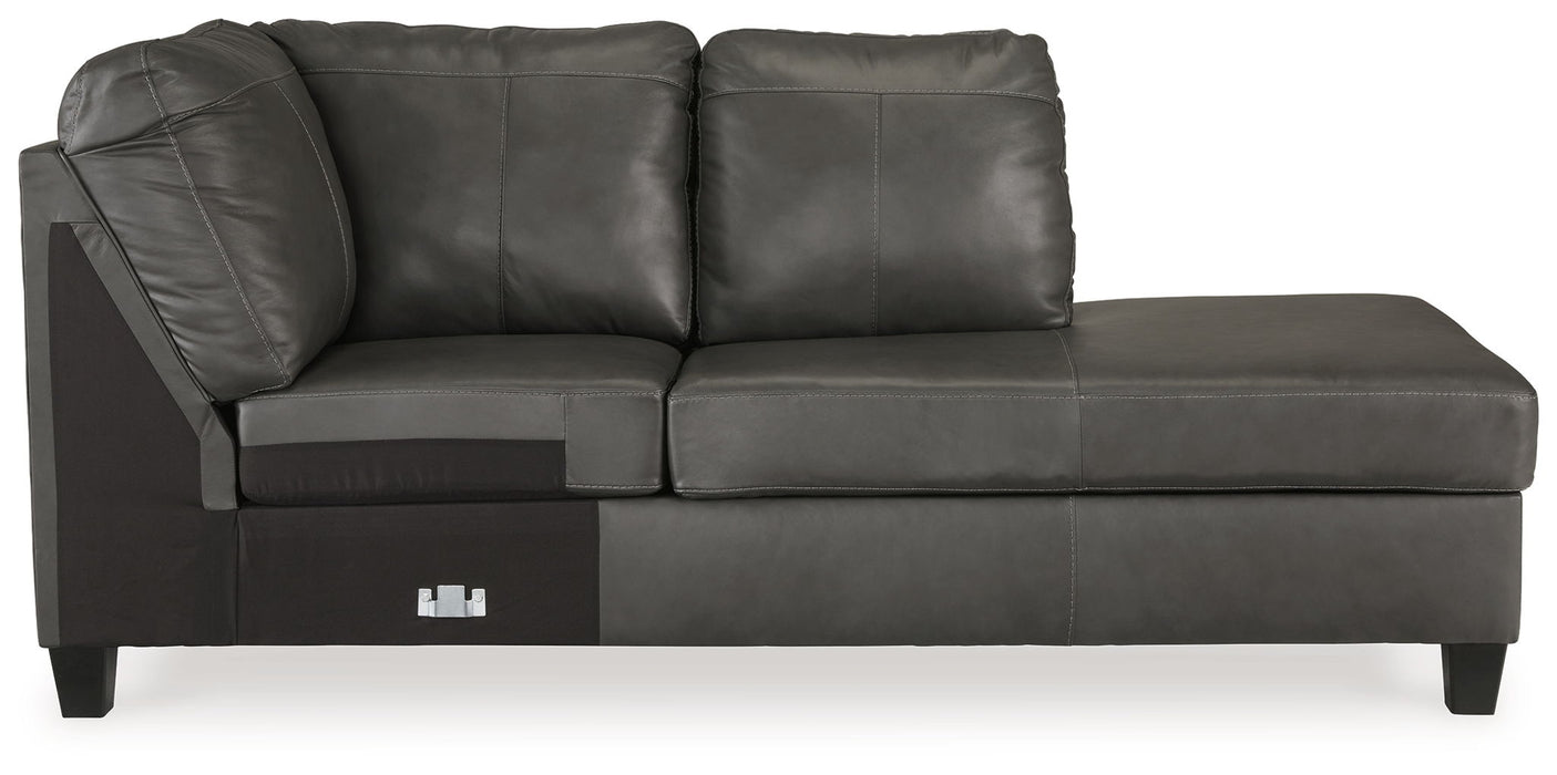 Valderno - Raf Corner Chaise - Fog