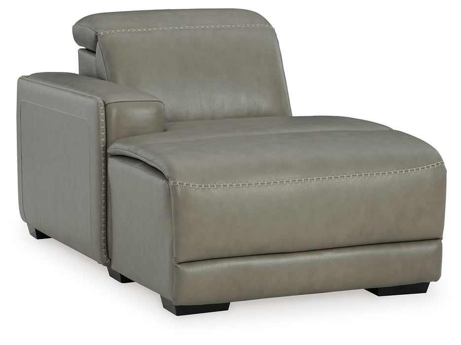Correze - LAF PWR Reclining Back Chaise - Gray
