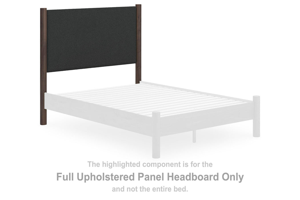 Pamytta - Full Upholstered Panel Headboard - Brown