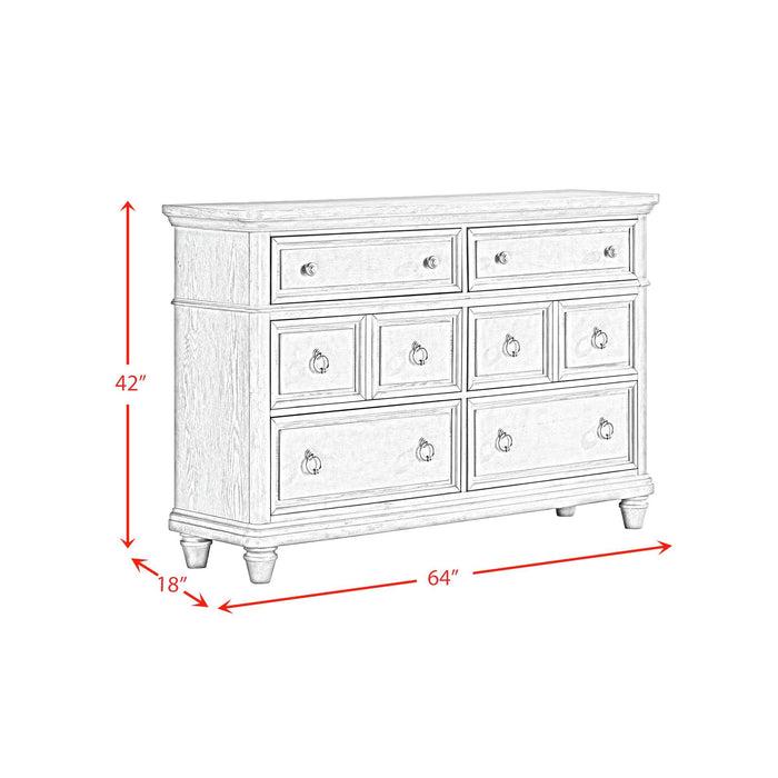 Whit-Ash - 6-Drawer Dresser