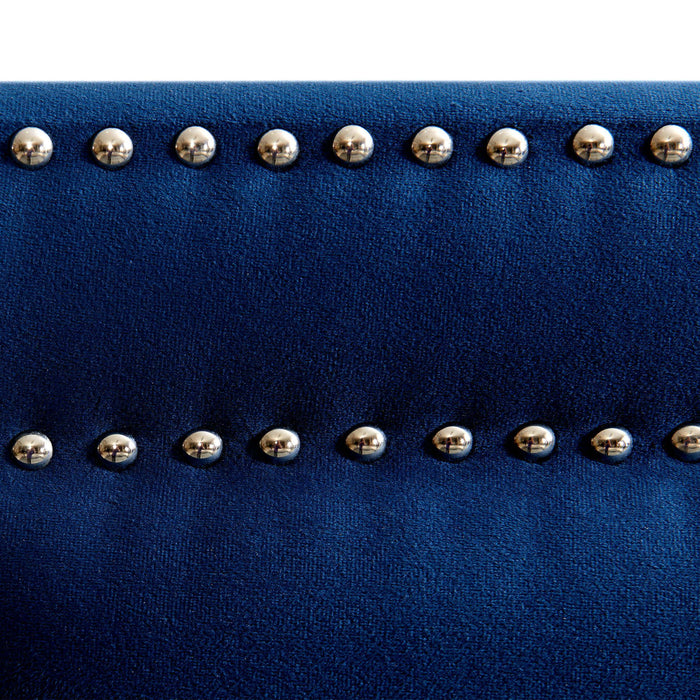 Ericson - King Bed - Navy