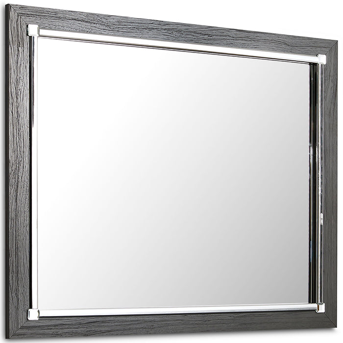 Lodanna - Bedroom Mirror - Gray