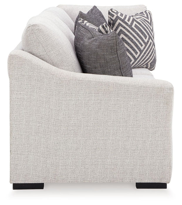 Koralynn - Laf Sofa with Corner Wedge - Stone