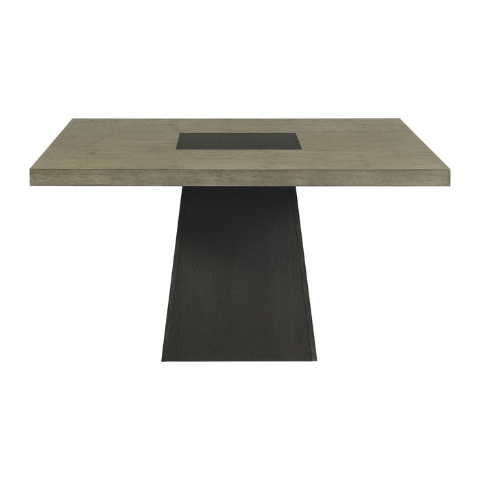 Jemma - Square Dining Table - Gray / Dark Espresso