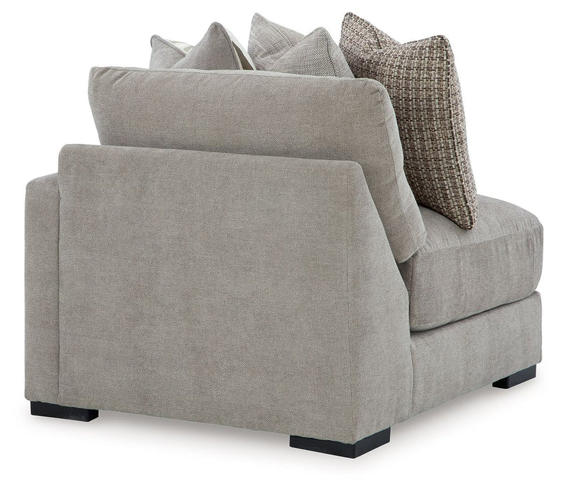Aslan Court - Raf Corner Chair - Pebble