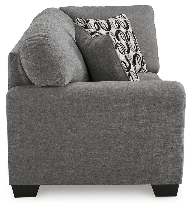 Birkdale Court - Laf Sofa With Corner Wedge - Gray