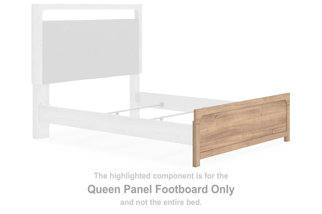 Kinlanni - Queen Panel Footboard - Tan