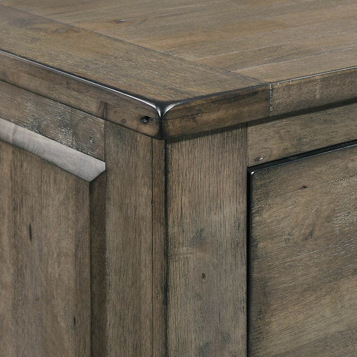 Maverick - Nightstand With USB - Gray