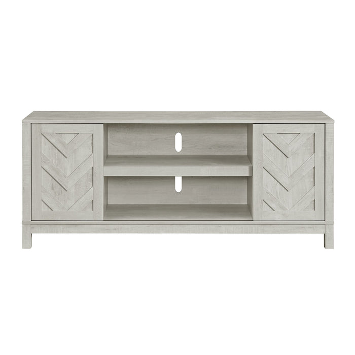Eleanor - 70" TV Stand With Sliding Door - White