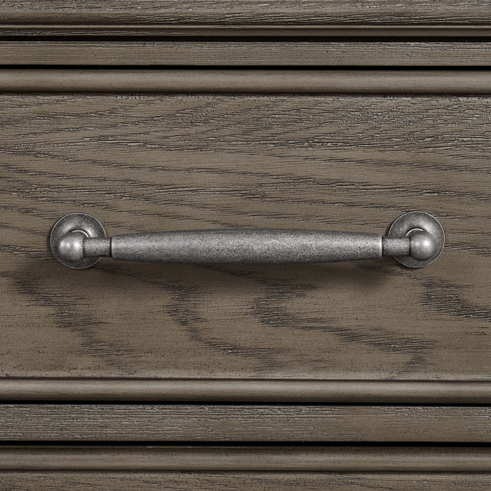Kings Court - 7-Drawer Door Chest - Gray