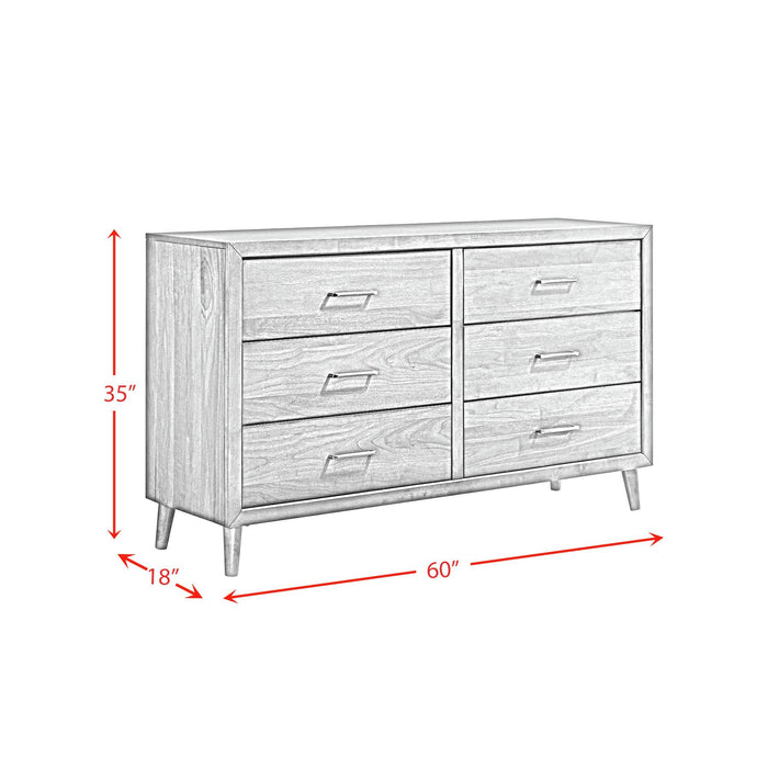 Malibu - 6-Drawer Dresser