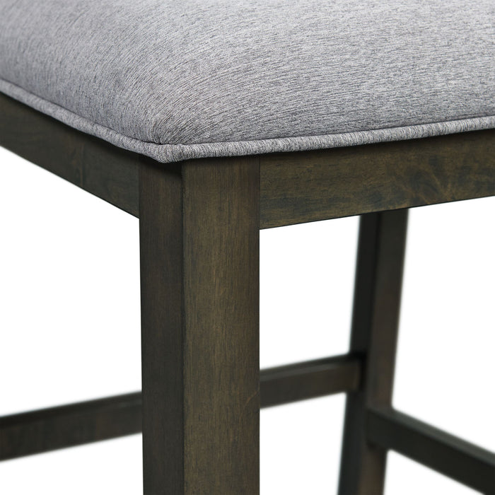Amherst - Counter Side Chair With Fabric Cushion (Set of 2) - Gray Finish