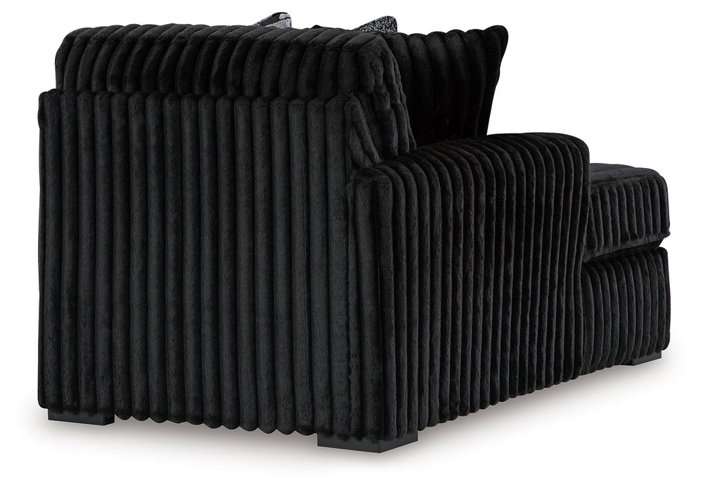 Midnight-Madness - Laf Corner Chaise - Onyx