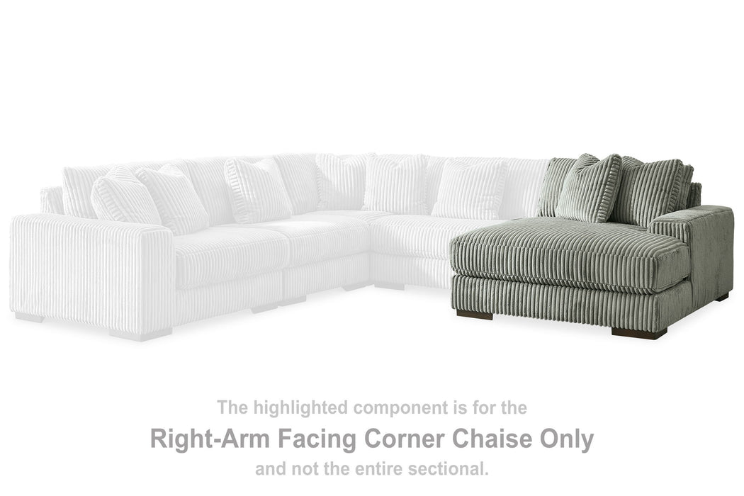 Lindyn - RAF Corner Chaise - Fog