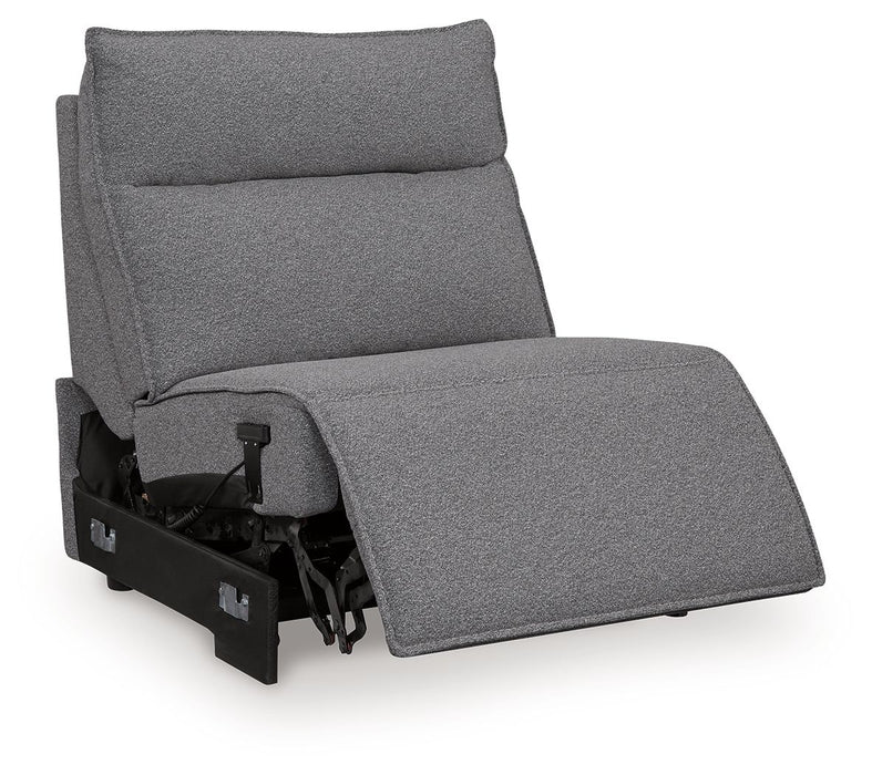 Modmax II - Power Armless Recliner With Adjustable Headrest - Salt And Pepper