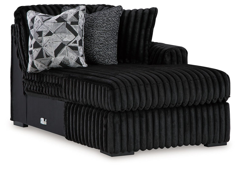 Midnight-Madness - Raf Corner Chaise - Onyx