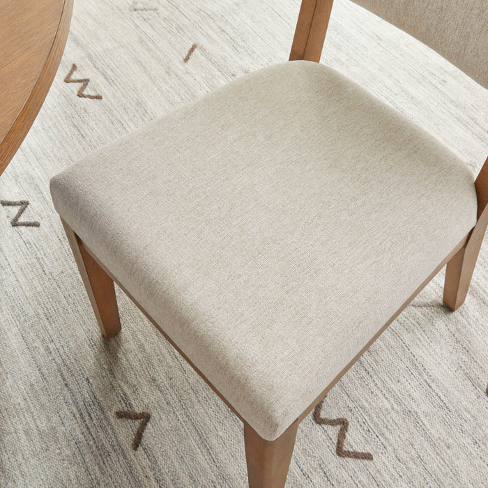 Millwork - Counter Chair (Set of 2) - White / Light Brown