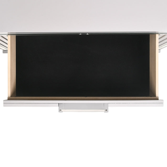 Twenty Nine - Nightstand With USB - White