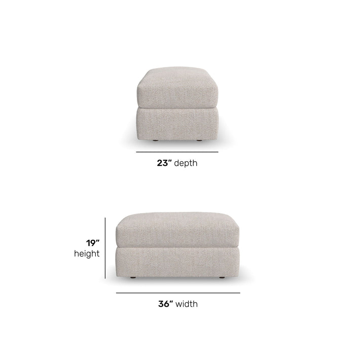 Knox - Fabric Ottoman