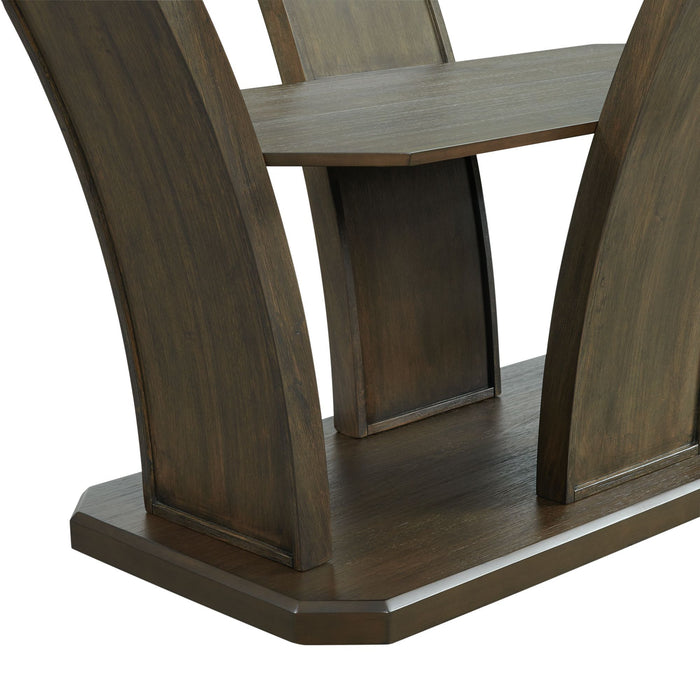 Dapper - 5 Piece Rectangular Standard Height Dining Set Table & Four Chairs - Walnut