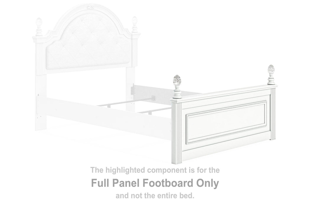 Kozlani - Full Panel Footboard - White