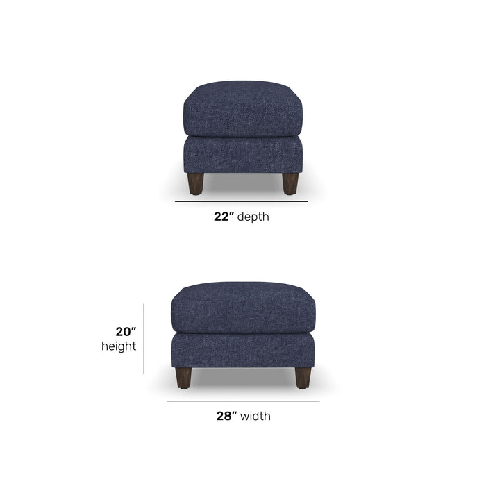 Jay - Fabric Stationary Ottoman