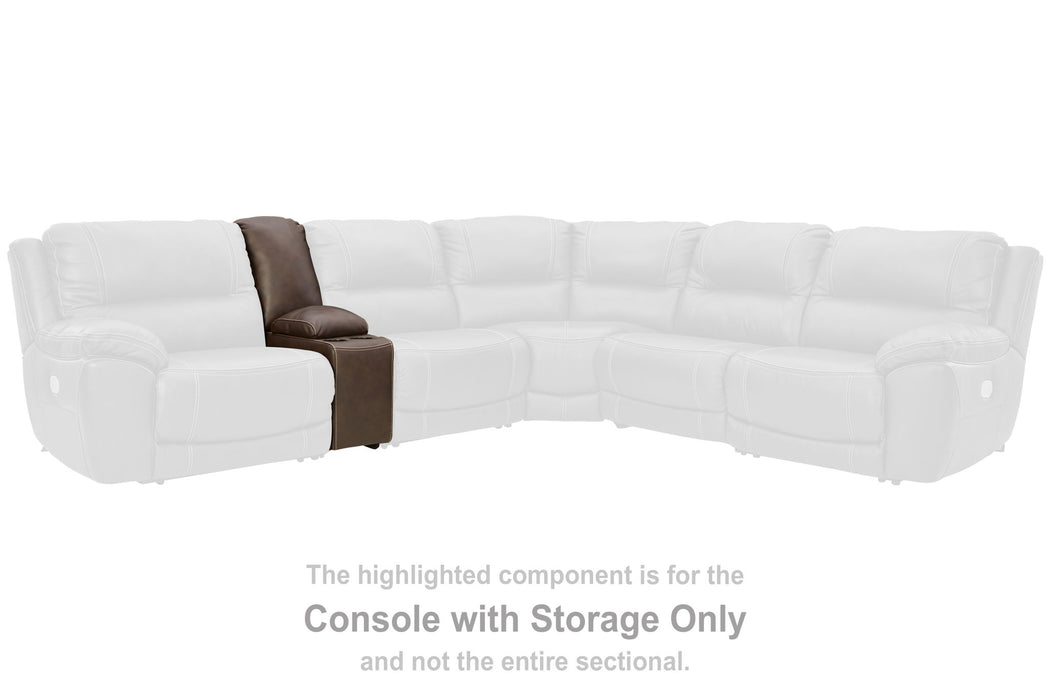 Dunleith - Console w/ Storage - Chocolate