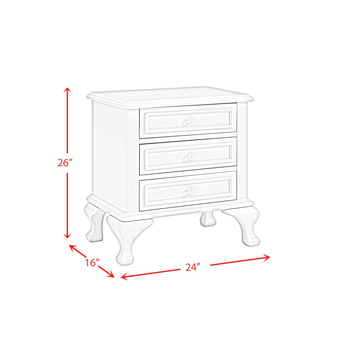 Ariana - Complete Vanity With Lightbulbs - Glossy White