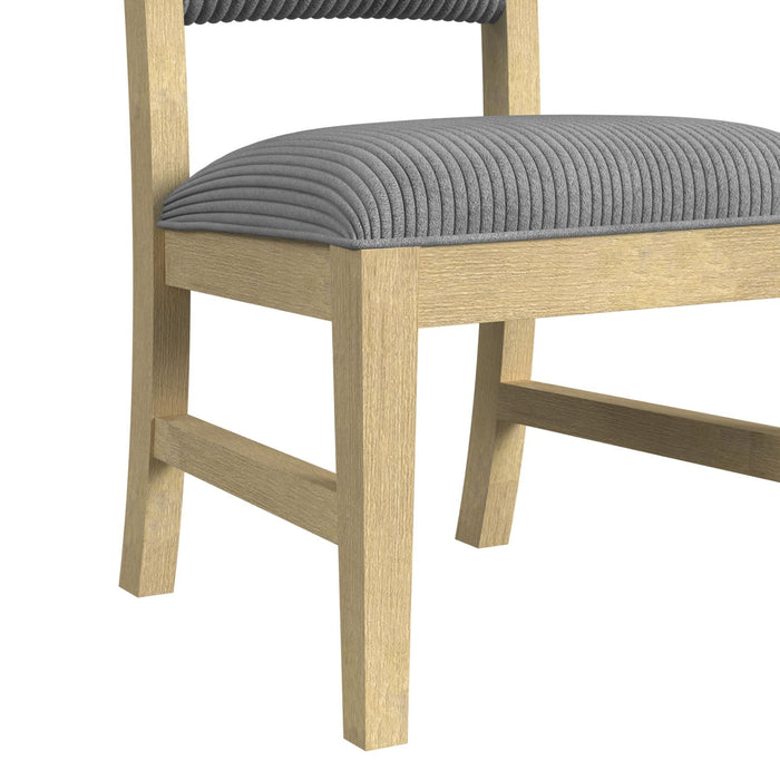 Ridgemont - Dining Side Chair (Set of 2) - Natural / Gray