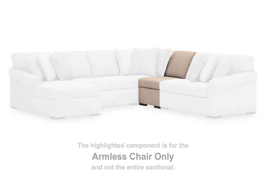 LadyMae - Armless Chair - Twill