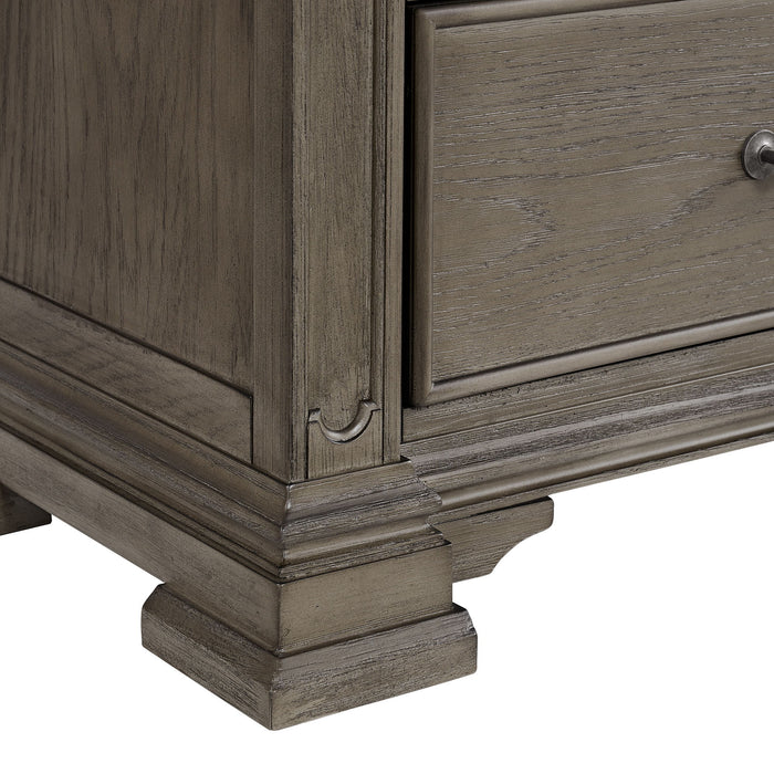 Kings Court - 7-Drawer Door Chest - Gray