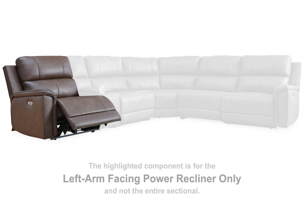 Bleckley - LAF Zero Wall Power Recliner - Espresso