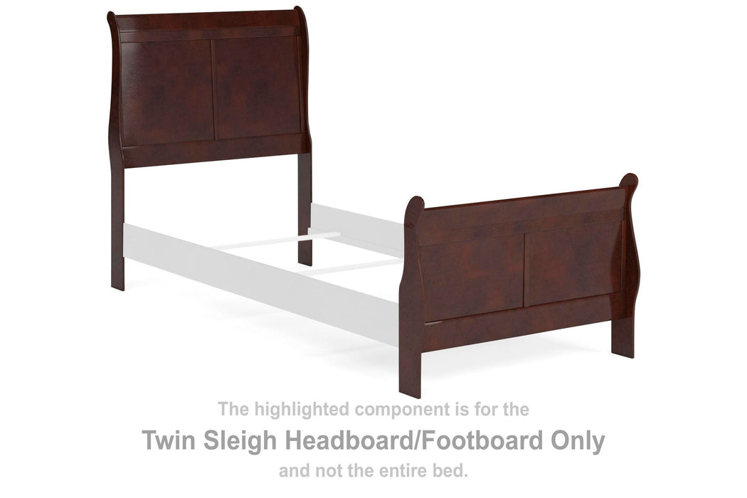 Alisdair - Twin Sleigh HDBD/Ftbd - Reddish Brown
