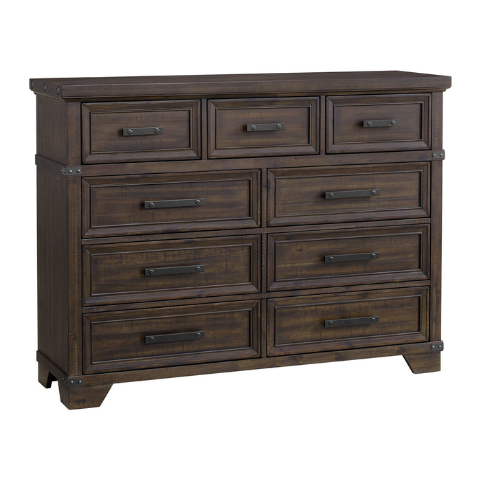 Colorado City - 9-Drawer Dresser - Charcoal