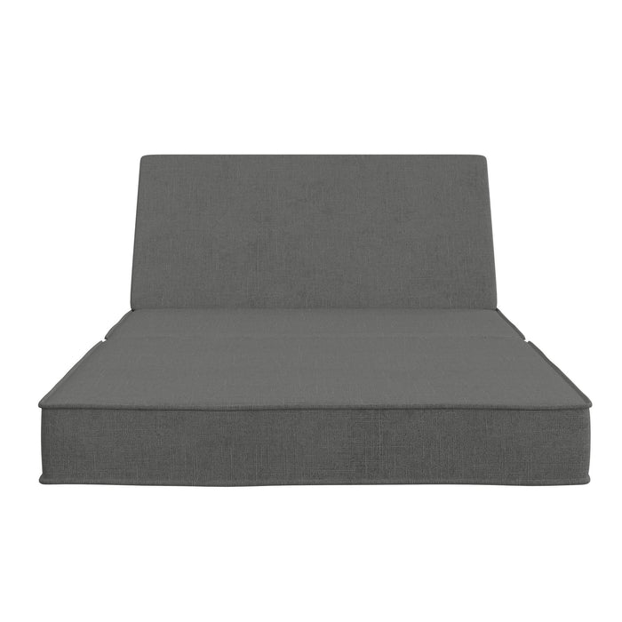 Lofty - Convertible Soft Seating 2 Piece Set - Coastal Graphite