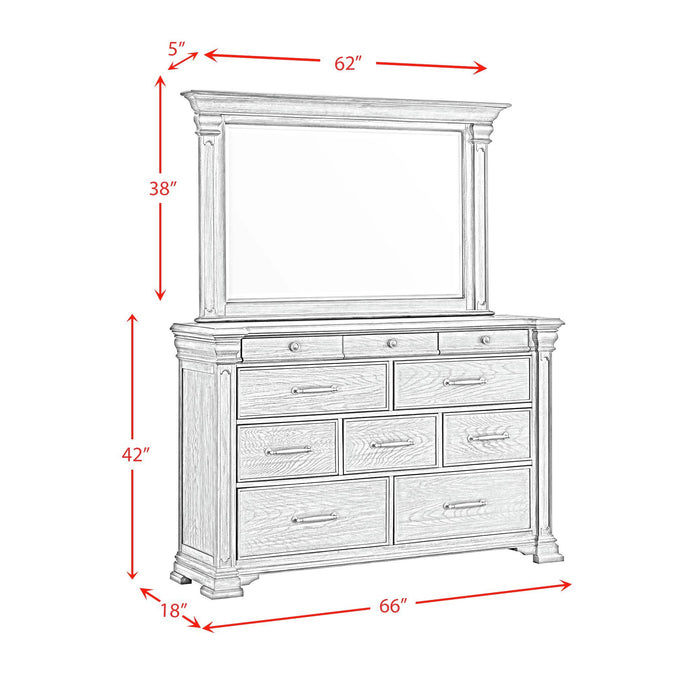 Kings Court - 10-Drawer Dresser