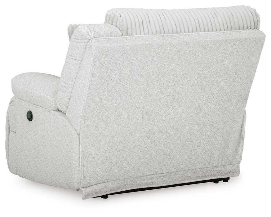 Top Tier - Raf Zero Wall Power Recliner - Alloy
