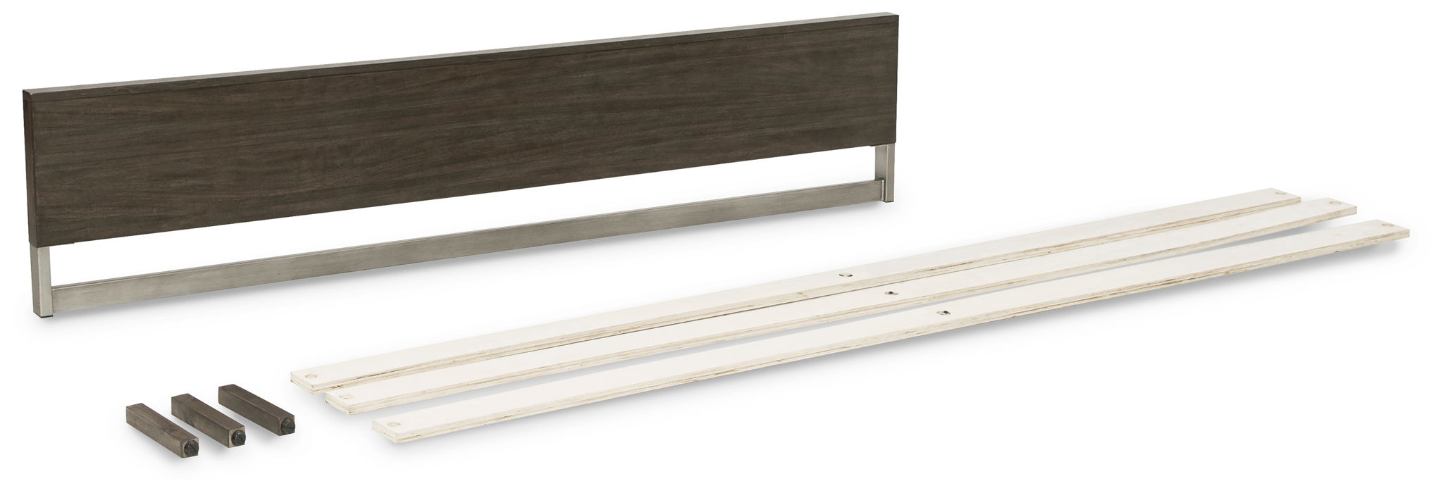 Arkenton - King/California King Panel Footboard With Slats - Grayish Brown