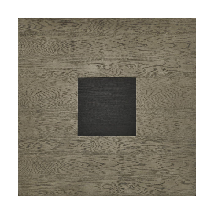 Jemma - Square Dining Table - Gray / Dark Espresso