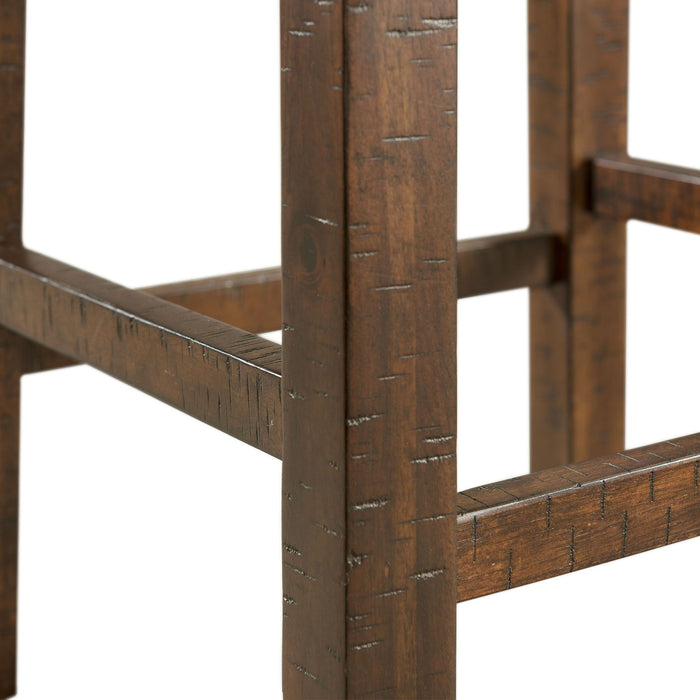 Jax - Bar Table Single Pack (Table And Three Stools) - Dark Walnut